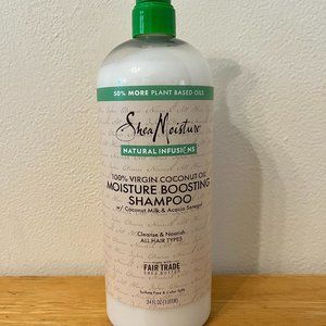 Shea Moisture Boosting Shampoo Natural Infusion 34 oz/1 Liter - New, without box